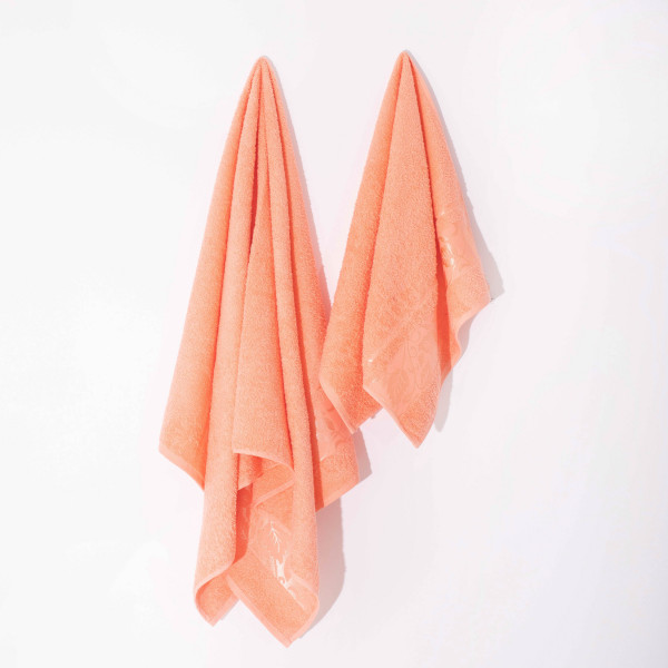 Полотенце махровое 70х140 Febo Floslu Yaparak Оранжевый