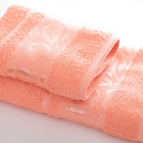 Полотенце махровое 70х140 Febo Floslu Yaparak Оранжевый