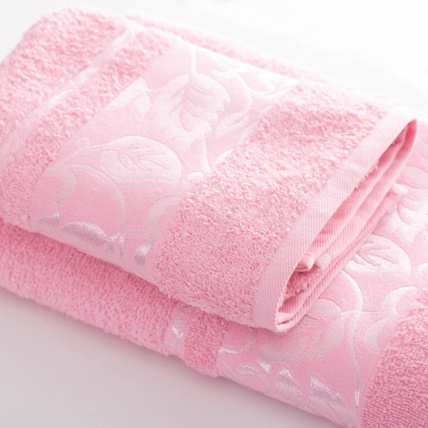 Полотенце махровое 70х140 Febo Floslu Yaparak Розовый