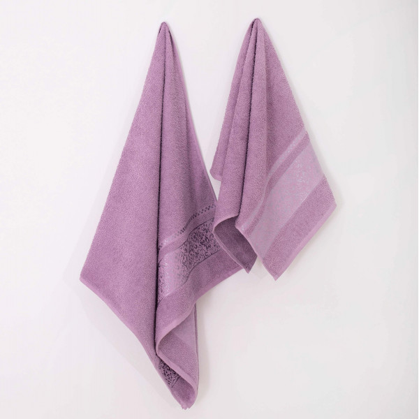 Полотенце махровое 70х140 Febo Menekse Фиолетовый