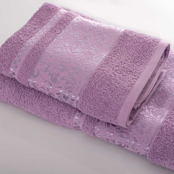 Полотенце махровое 70х140 Febo Menekse Фиолетовый