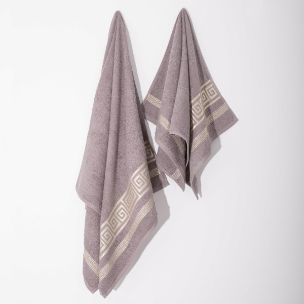 Полотенце махровое 50х90 Febo Grek Серый