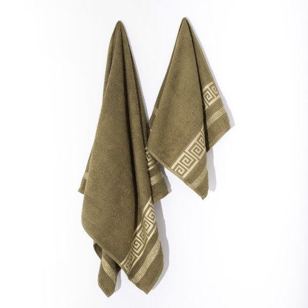 Полотенце махровое 50х90 Febo Grek Болотный