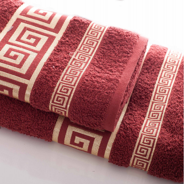 Полотенце махровое 70х140 Febo Grek Красный