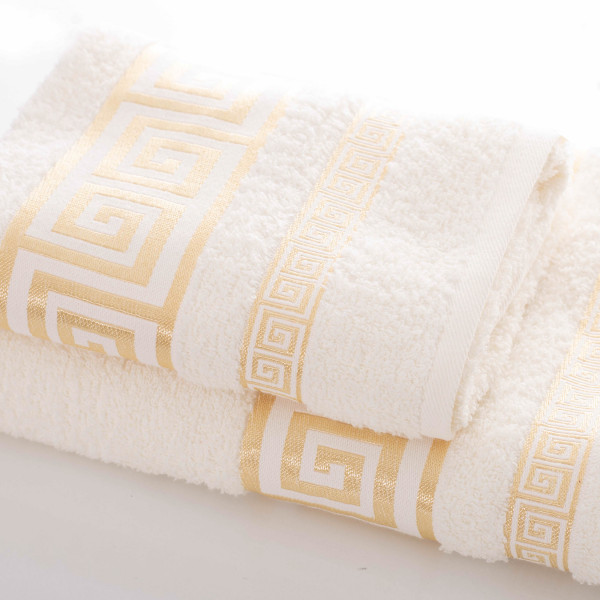 Полотенце махровое 50х90 Febo Grek Ванильный