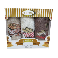 Набір рушників махрових 30х50 Gulcan Bread