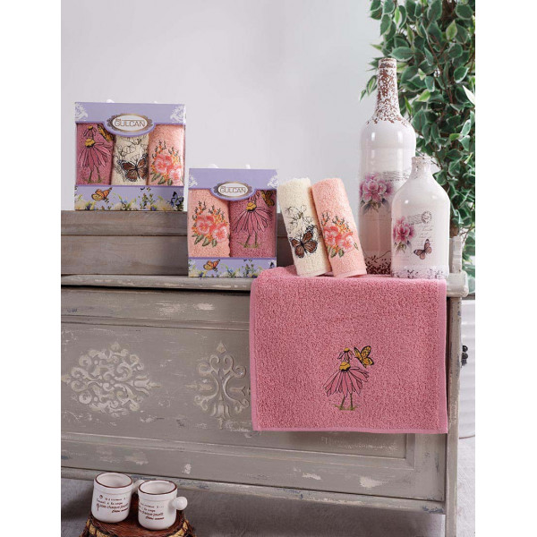 Набір рушників махрових 30х50 Gulcan Метелик