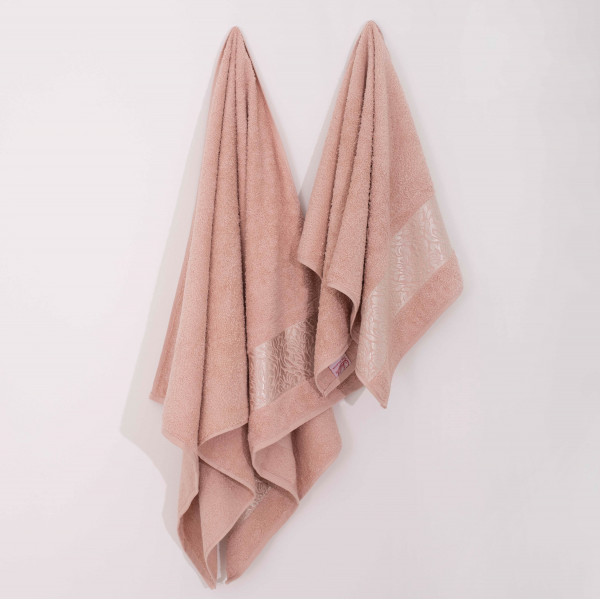 Полотенце махровое 70х140 Luisa India Damask Бежевый