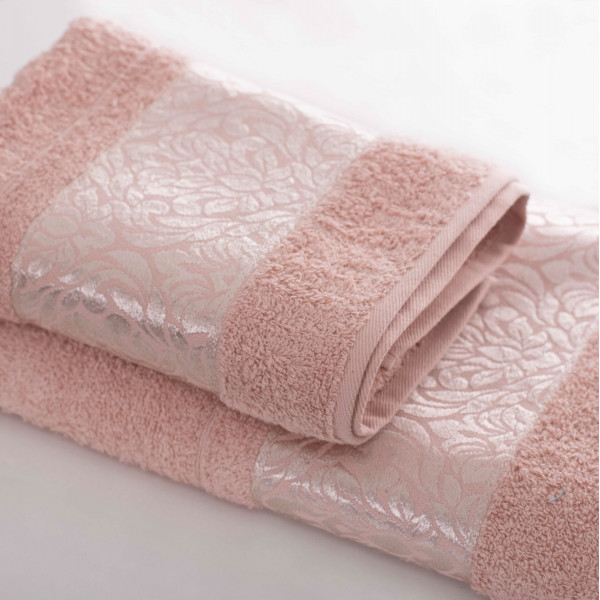 Полотенце махровое 70х140 Luisa India Damask Бежевый