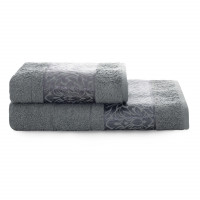 Полотенце махровое 50х90 Luisa India Damask Серый