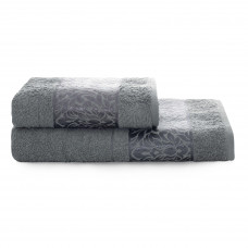 Полотенце махровое 50х90 Luisa India Damask Серый