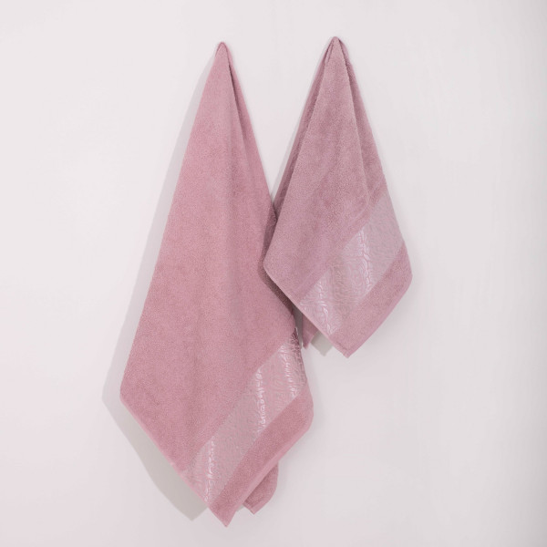 Полотенце махровое 50х90 Luisa India Damask Фиолетовый