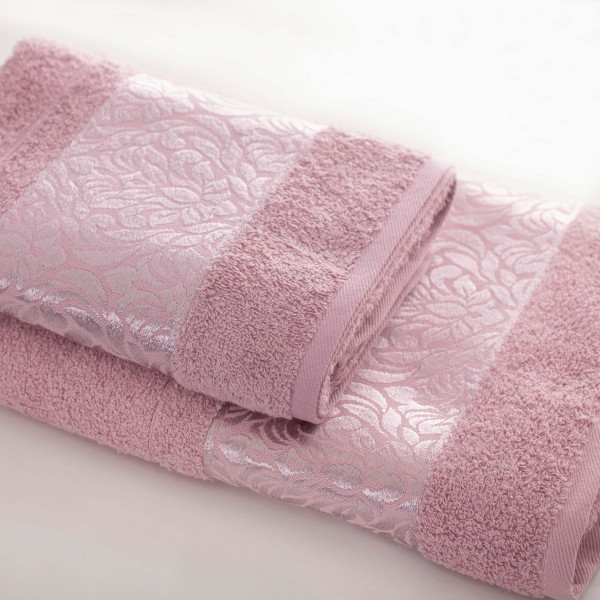 Полотенце махровое 50х90 Luisa India Damask Фиолетовый