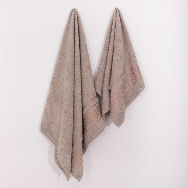 Полотенце махровое 70х140 Luisa Sumbul Светло-Коричневый