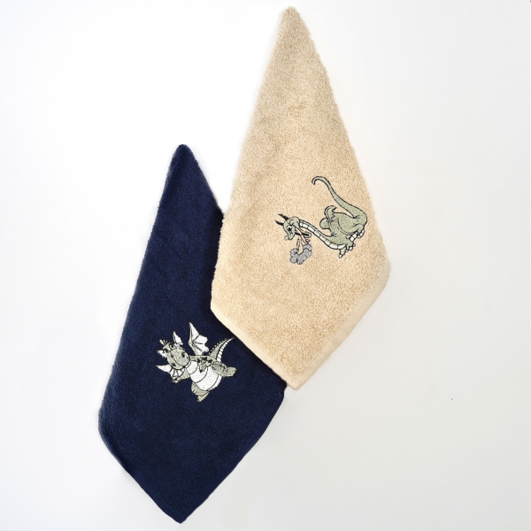 Набор полотенец махровых 30х50 Дракоша