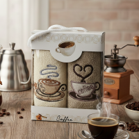 Набор полотенец махровых 30х50 I Love Coffe (2 од.)