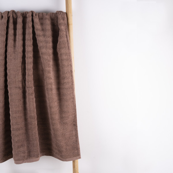 Полотенце махровое 70х140 Бабл Коричневый