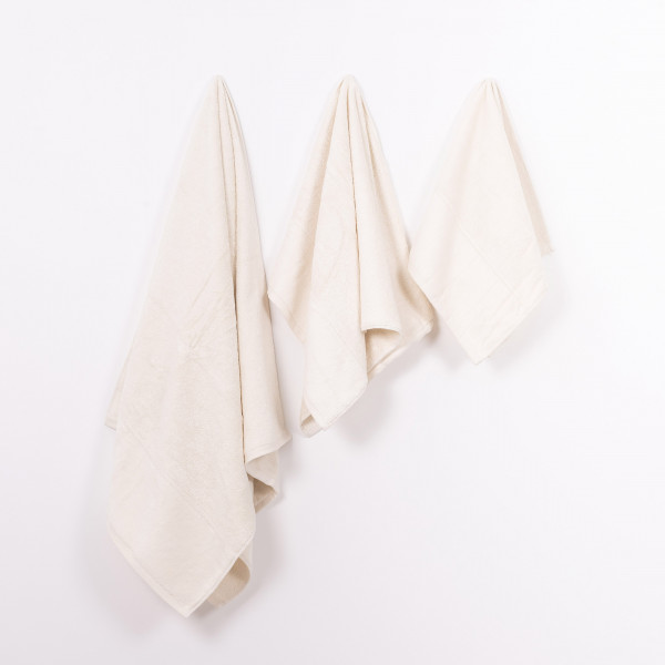 Полотенце махровое 40х70 Миладо Молочный