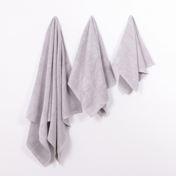 Полотенце махровое 70х140 Миладо Серый