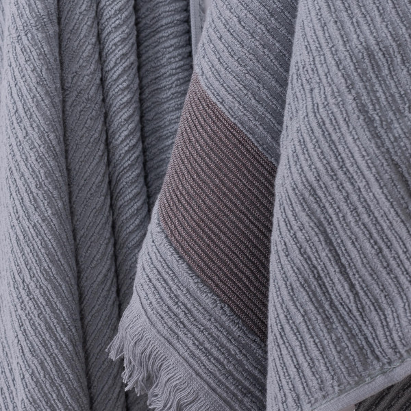 Полотенце махровое 40х70 Осло Серо-голубой