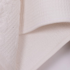 Полотенце махровое 40х70 Вафельно-жаккардовое Молочный