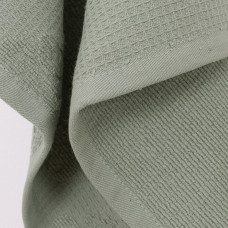 Полотенце махровое 40х70 Вафельно-жаккардовое Серо-оливковый