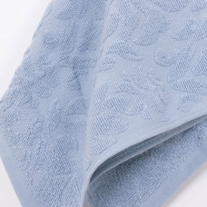 Полотенце махровое 30х60 Жаккардовое Серо-голубой