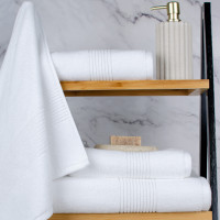 Полотенце махровое Aisha 70х140 Stripy Белый