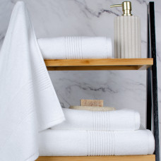 Полотенце махровое Aisha 70х140 Stripy Белый