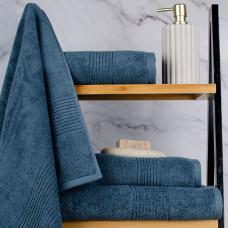 Полотенце махровое Aisha 50х90 Stripy Джинс