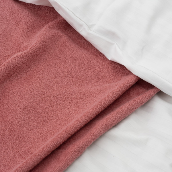 Простынь махровая Aisha 150х200 Коралловый