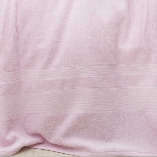 Простирадло махрове Aisha 150х200 Світло-рожевий