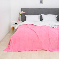 Простынь махровая Aisha 200х220 Розовый