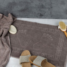 Полотенце-коврик махровый Аиша Ножки 50х70 Бежевый