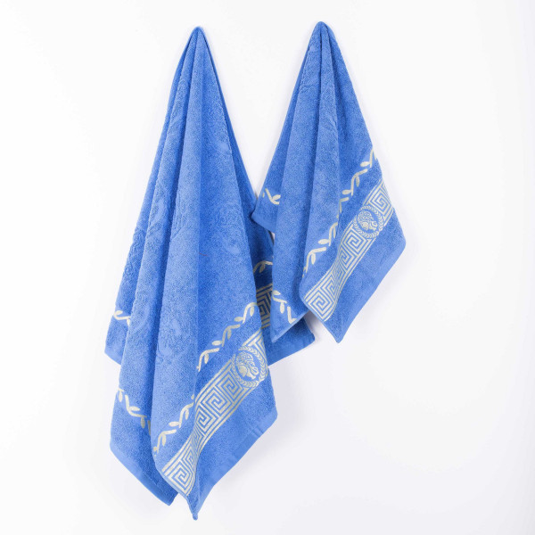 Полотенце махровое 50х90 Parisa Caesar Голубой