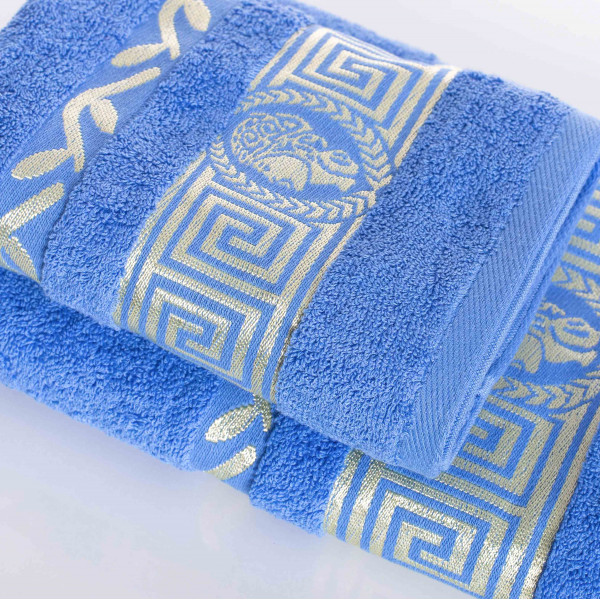 Полотенце махровое 50х90 Parisa Caesar Голубой