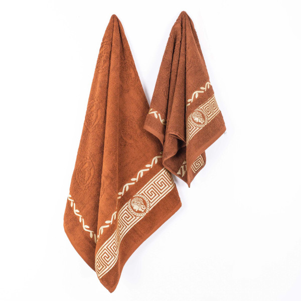 Полотенце махровое 70х140 Parisa Caesar Коричневый