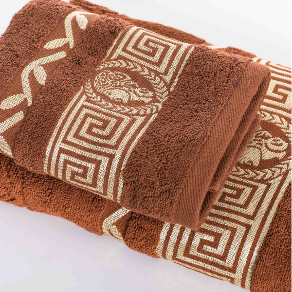 Полотенце махровое 70х140 Parisa Caesar Коричневый