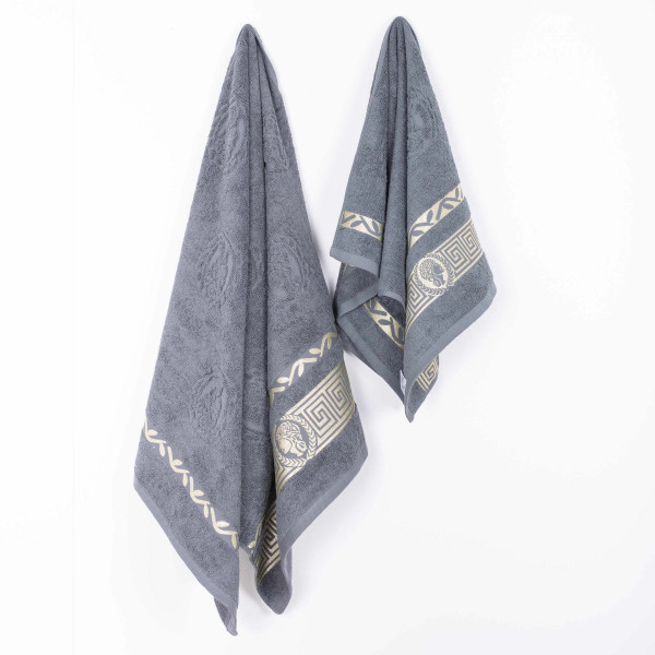 Полотенце махровое 70х140 Parisa Caesar Серый