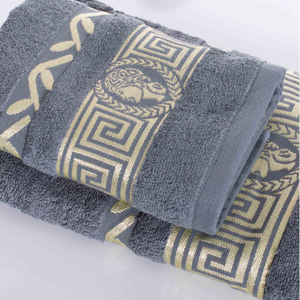 Полотенце махровое 70х140 Parisa Caesar Серый