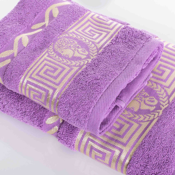 Полотенце махровое 70х140 Parisa Caesar Сиреневый