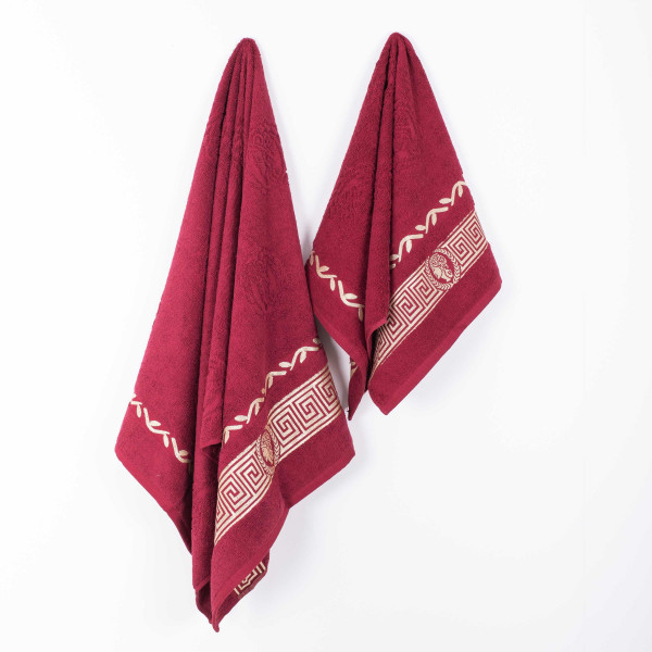 Полотенце махровое 70х140 Parisa Caesar Красный