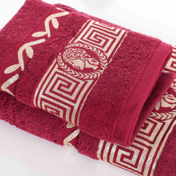 Полотенце махровое 70х140 Parisa Caesar Красный