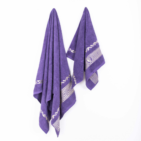 Полотенце махровое 70х140 Parisa Caesar Фиолетовый