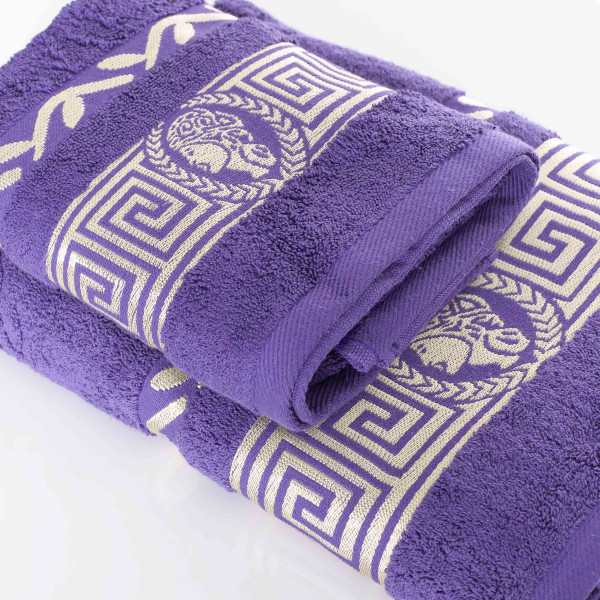 Полотенце махровое 70х140 Parisa Caesar Фиолетовый