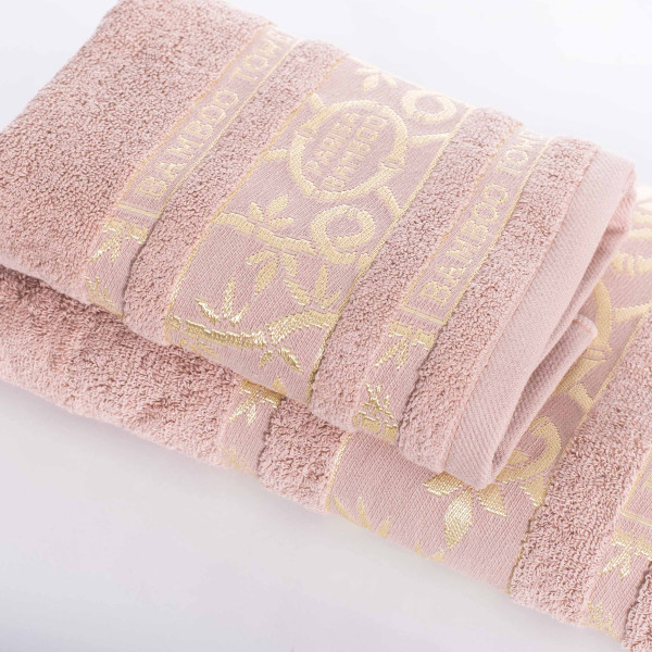 Полотенце махровое 70х140 Parisa Bamboo Бежевый