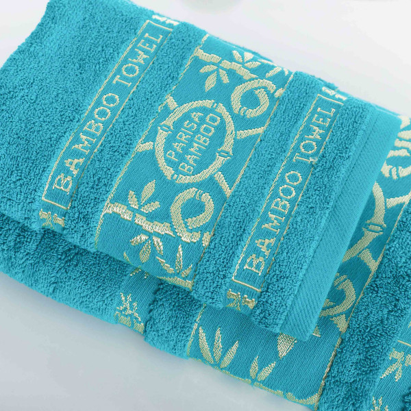 Полотенце махровое 50х90 Parisa Bamboo Голубой