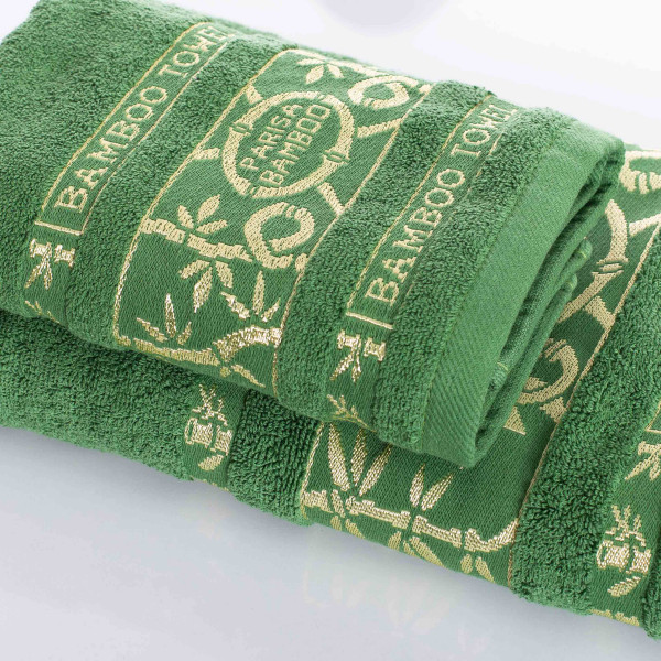 Полотенце махровое 70х140 Parisa Bamboo Салатовый