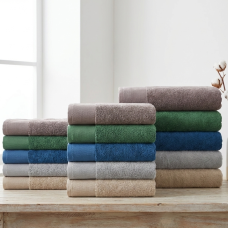 Полотенце махровое 40х70 Viluta Бордюр Соты Графит