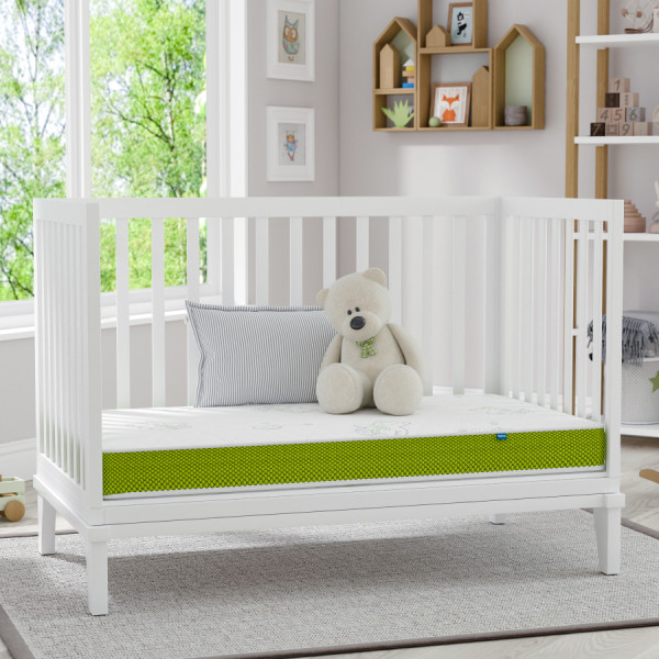 Детский ортопедический матрас Usleep Little Green 60х110